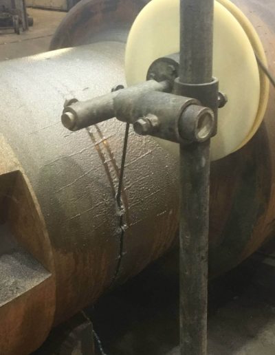 Steel production plant selective demolition project.