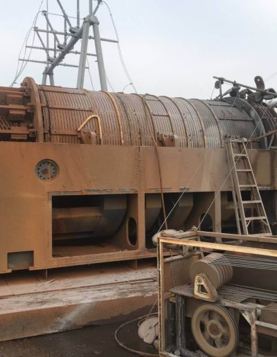 Power plant selective demolition metal cutting project.