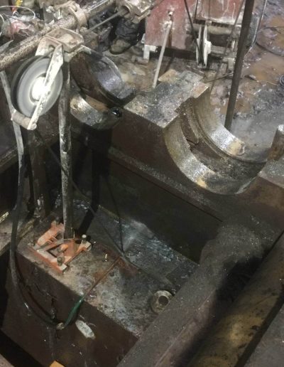 Steel production plant selective demolition project.