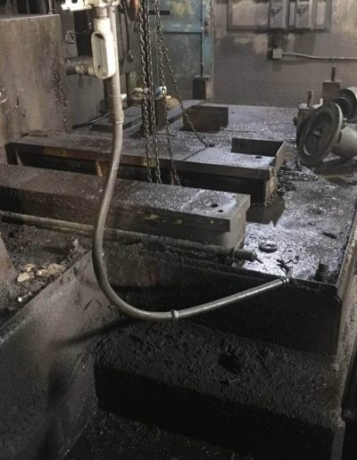 Steel production plant selective demolition project.