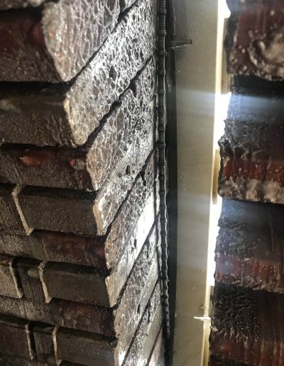 Power plant selective demolition metal cutting project.