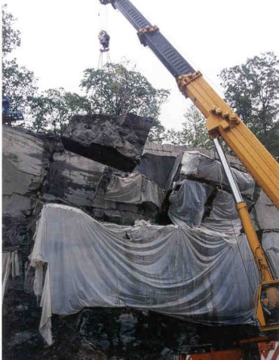 Concrete and metal selective demolition project.