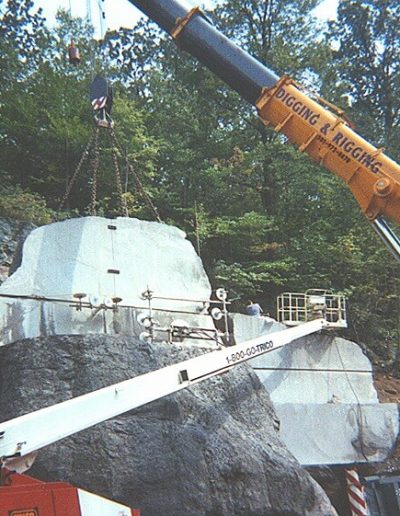 Concrete and metal selective demolition project.