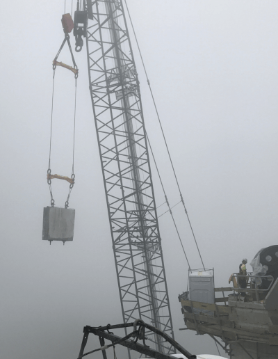 Concrete slab cutting project.