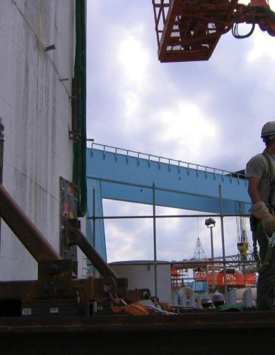 Concrete and metal selective demolition project.