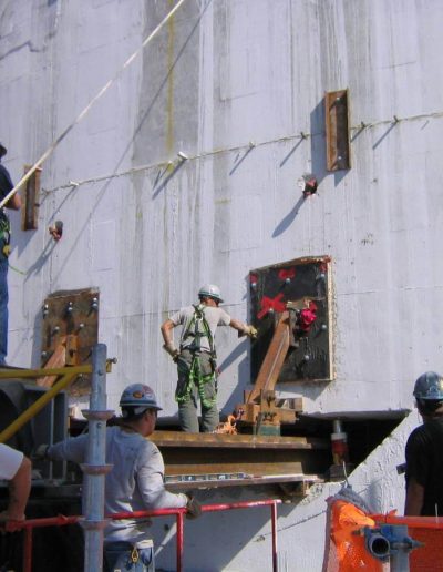 Concrete and metal selective demolition project.