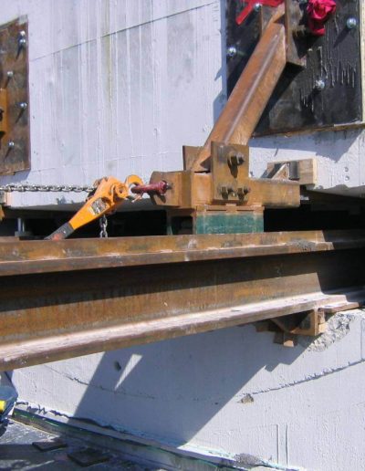 Concrete and metal selective demolition project.