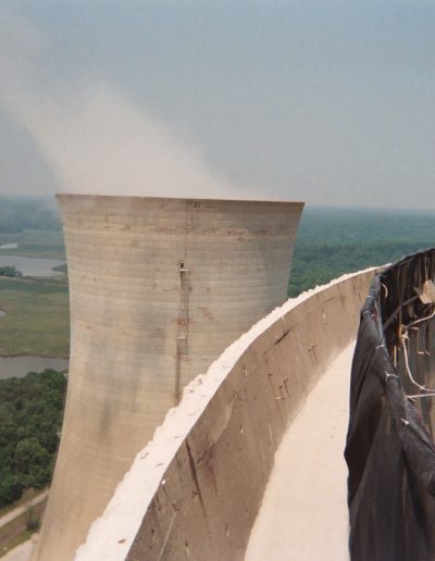 A completed nuclear reactor rim.