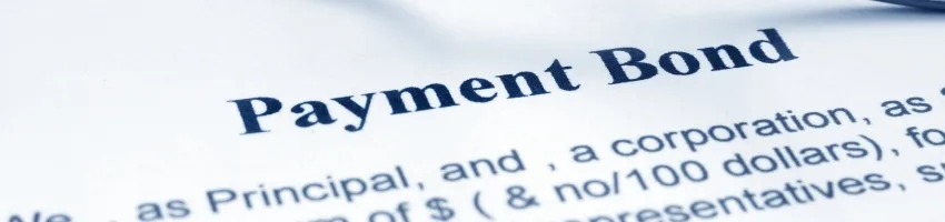 performance and payment bond (2) Contractors discussing a performance versus payment bond.