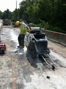 sawing curb concrete cti